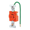BRYANT 5361IG RECEPTACLE ORANGE NYLON MOUNTING FLUSH