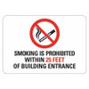 LYLE LCU1-0036-ED_5x7 NO SMOKING SIGN 5 W 7 H 0.004 THICKNESS