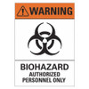 LYLE LCU1-0046-ED_14x10 BIOHAZARD SIGN 14 W 10 H 0.004 THICK