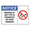 LYLE LCU1-0030-RD_14x10 NO SMOKING SIGN 14 W 10 H 0.004 THICK