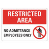 LYLE LCU1-0166-RA_14x10 NO TRESPASSING SIGN 14 W 10 H