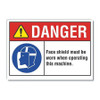 LYLE LCU4-0093-ED_14x10 DANGER SIGN 14 W 10 H 0.004 THICKNESS