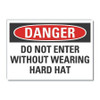 LYLE LCU4-0555-ED_14x10 DANGER SIGN 14 W 10 H 0.004 THICKNESS