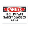 LYLE LCU4-0517-ED_14x10 DANGER SIGN 14 W 10 H 0.004 THICKNESS