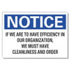 LYLE LCU5-0299-ED_14x10 NOTICE SIGN 14 W 10 H 0.004 THICKNESS
