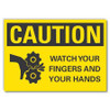 LYLE LCU3-0151-ED_10x7 CAUTION SIGN 10 W 7 H 0.004 THICKNESS