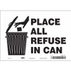 CONDOR USA INC 468X91 SAFETY SIGN 10 7 0.004 THICKNESS