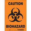 CONDOR USA INC 447X04 BIOHAZARD SIGN 7 W 10 H 0.004 THICK