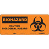 CONDOR USA INC 447W81 BIOHAZARD SIGN 17 W 7 H 0.055 THICK