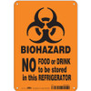 CONDOR USA INC 447W13 BIOHAZARD SIGN 7 W 10 H 0.032 THICK