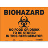 CONDOR USA INC 447W06 BIOHAZARD SIGN 14 W 10 H 0.004 THICK