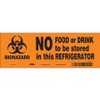 CONDOR USA INC 447W22 BIOHAZARD SIGN 10 W 3-1/2 H 0.004 THICK