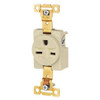 BRYANT 5661I RECEPTACLE IVORY 15A NYLON SINGLE OUTLET