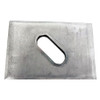 GRAINGER GLOBAL SOURCING Z8771-SLOT-188 SQUARE WASHER SS FITS BOLT 5/8 