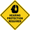 STRANCO INC FS-DIAM-506 FLOOR SIGN 17 W 17 H BLACK/YELLOW