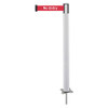 TENSABARRIER 884-32-STD-RBX-C SPIKE POST WHITE POST 43 H