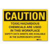 LYLE LCU3-0488-ED_14x10 CAUTION SIGN 14 W 10 H 0.004 THICKNESS