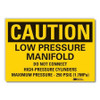 LYLE LCU3-0485-ED_14x10 CAUTION SIGN 14 W 10 H 0.004 THICKNESS