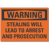 LYLE LCU6-0144-ED_14x10 WARNING SIGN 14 W 10 H 0.004 THICKNESS