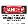 CONDOR USA INC 447X35 BIOHAZARD SIGN 14 W 10 H 0.004 THICK