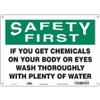 CONDOR USA INC 471D94 SAFETY SIGN 14 W X 10 H 0.032 THICK