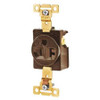 BRYANT 5361 RECEPTACLE SINGLE OUTLET 20A 3 WIRES