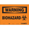 CONDOR USA INC 447X62 BIOHAZARD SIGN 10 W 7 H 0.004 THICK