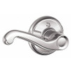 SCHLAGE F170 FLA 625 LH GRADE 2 SINGLE DUMMY, FLAIR LEVER, BRIGH