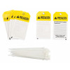 BRADY SPC ABSORBENTS 121514 LOCKOUT TAG 5-3/4 H X 3 W POLYESTER