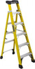 LOUISVILLE LADDER FXS1408HD 7 STEPS, 8' HIGH, TYPE IAA RATING, FIBER
