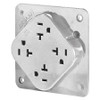 BRYANT 21254W RECEPTACLE WHITE QUAD OUTLET 20A 125VAC