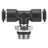 AIGNEP USA 55210-4-1/8 SWIVEL BRANCH TEE,33/64" HEX,4MM TUBE