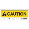 CONDOR USA INC 486V42 SAFETY SIGN 10 W 3-1/2 H 0.004 THICK