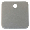 GRAINGER GLOBAL SOURCING 913A BLANK TAG,ALUM,1IN H,1IN W,SILVER,PK100