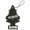 LITTLE TREES U3S-32055 AIR FRESHENER CARD W/ STRING BLACK PK3