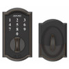 SCHLAGE BE375 CAM 716 GRADE 2 TOUCHSCREEN DEADBOLT LOCK, TOUCH