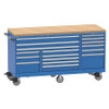 LISTA TSTB750-1702-M-BT-BRSH MOD DRWR CAB 42 H 17 DRWR BRIGHT BLUE