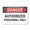 LYLE LCU4-0484-RD_7X5 DANGER SIGN 7 W X 5 H 0.001 THICK