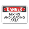 LYLE LCU4-0468-RA_14X10 REFL ALUM DANGER MIXING/LOADING 14 X10 