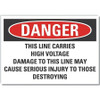 LYLE LCU4-0711-ND_7X5 DANGER SIGN 7 W X 5 H 0.001 THICK