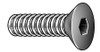 GRAINGER GLOBAL SOURCING DFSC0060038CP-PK100 SHCS FLAT ALLOY STEEL #6-32X3/8 PK100