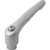 KIPP K0123.1043 ADJUSTABLE HANDLE M4 ZINC