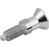 KIPP K0632.113004 SPRING PLUNGER M8X1 STAINLESS STEEL