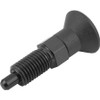 KIPP K0630.21903AJ SPRING PLUNGER 1/4 -28 STEEL