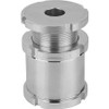 KIPP K0693.01410 ADJUSTMENT BOLT,M20X1,STEEL