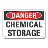 LYLE LCU4-0383-NA_10X7 ALUM CHEMICALS DANGER SIGN,7X10IN,ALUM