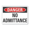 LYLE LCU4-0361-RD_5X3.5 DANGER SIGN 5 W X 3-1/2 H 0.001 THICK
