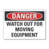 LYLE LCU4-0510-RD_10X7 REFL DECAL DANGER WATCH OUT FOR 10 X7 