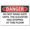 LYLE LCU4-0682-RD_5X3.5 DANGER SIGN 5 W X 3-1/2 H 0.001 THICK