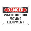 LYLE LCU4-0510-RA_14X10 REFL ALUM DANGER WATCH OUT 14 X10 